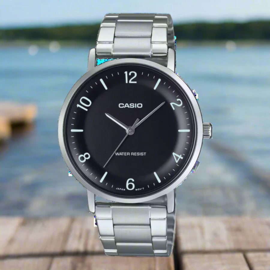 Reloj Casio MTP-VT03D-1B Hombre - Reloj Reloj Casio original | Compra en Relojchile Chile | Reloj Casio Chile | Reloj Reloj Chile - Reloj hombre chile - Reloj mujer chile - Reloj santiago - Reloj original chile - reloj elegante hombre - reloj casual mujer - reloj resistente al agua - reloj acero inoxidable - reloj deportivo hombre - tienda de relojes online chile