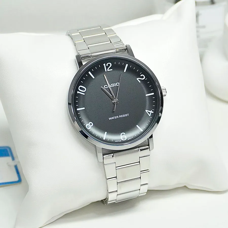 Reloj Casio MTP-VT03D-1B Hombre - Reloj Reloj Casio original | Compra en Relojchile Chile | Reloj Casio Chile | Reloj Reloj Chile - Reloj hombre chile - Reloj mujer chile - Reloj santiago - Reloj original chile - reloj elegante hombre - reloj casual mujer - reloj resistente al agua - reloj acero inoxidable - reloj deportivo hombre - tienda de relojes online chile