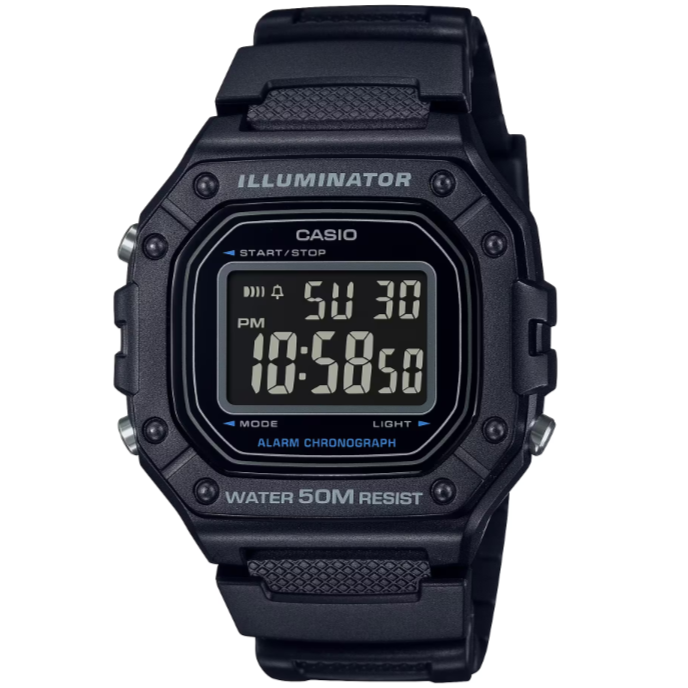 Reloj Casio W-218H-1BV Unisex - Digital - Relojchile - Default Title - Casio - Reloj
