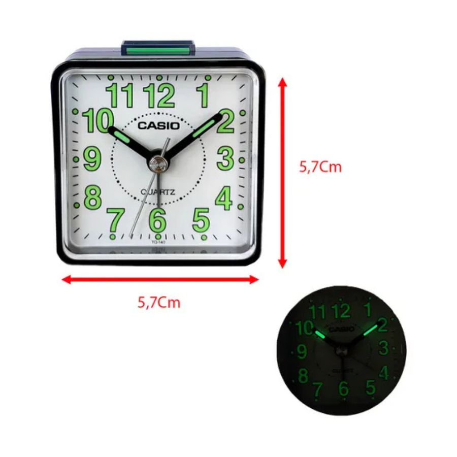 Reloj Despertador Casio TQ-140-1B