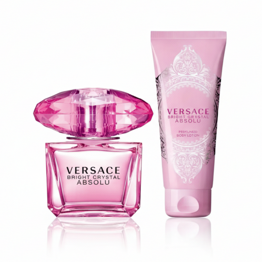 Versace Bright Crystal Absolu Travel 2Pcs Set Edp 90Ml+100Ml Mujer