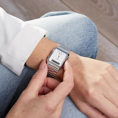 Reloj Casio AQ-230A-7A Unisex - Análogo Digital - Reloj Reloj Casio original | Compra en Relojchile Chile | Reloj Casio Chile | Reloj Reloj Chile - Reloj hombre chile - Reloj mujer chile - Reloj santiago - Reloj original chile - reloj elegante hombre - reloj casual mujer - reloj resistente al agua - reloj acero inoxidable - reloj deportivo hombre - tienda de relojes online chile