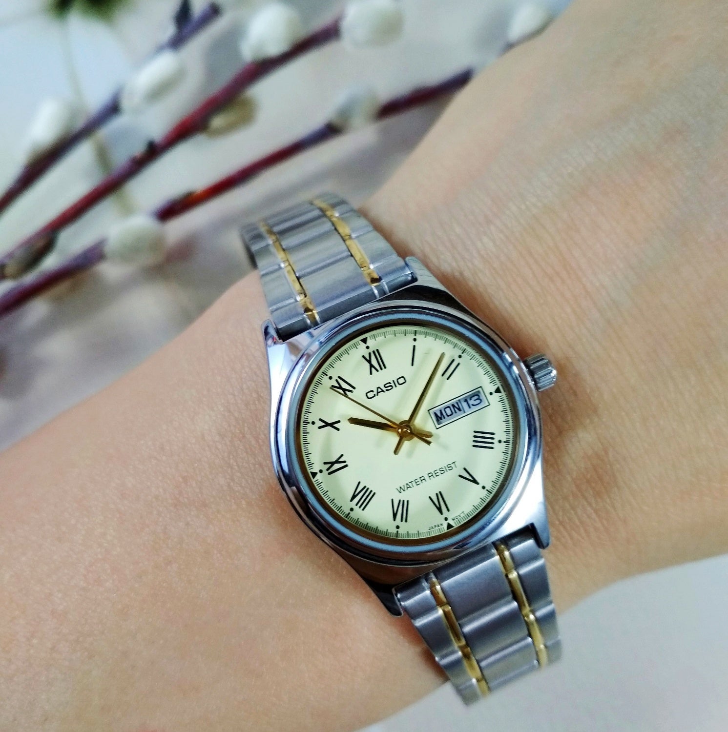 Reloj Casio LTP-V006SG-9B Mujer - Análogo - Relojchile - Default Title - Casio - Reloj