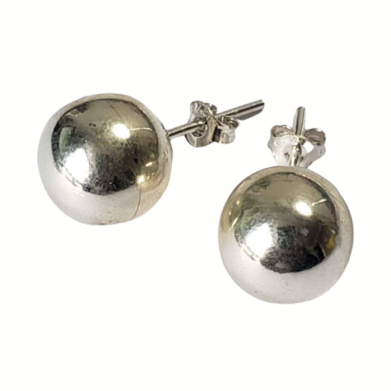 Aros bolita grande 12mm plata 925 - Metalli - Default Title - Perfumisimo