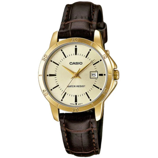 Reloj Casio LTP-V004GL-9A Mujer - Análogo - Reloj Reloj Casio original | Compra en Relojchile Chile | Reloj Casio Chile | Reloj Reloj Chile - Reloj hombre chile - Reloj mujer chile - Reloj santiago - Reloj original chile - reloj elegante hombre - reloj casual mujer - reloj resistente al agua - reloj acero inoxidable - reloj deportivo hombre - tienda de relojes online chile