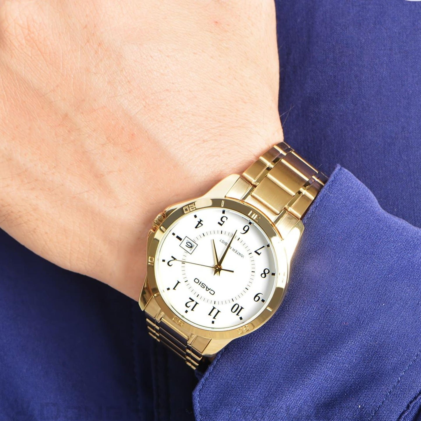 Reloj Casio MTP-V004G-7B Hombre - Análogo - Relojchile - Default Title - Casio - Reloj