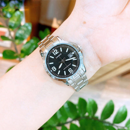 Reloj Casio LTP-V004D-1B2 Mujer - Análogo - Reloj Reloj Casio original | Compra en Relojchile Chile | Reloj Casio Chile | Reloj Reloj Chile - Reloj hombre chile - Reloj mujer chile - Reloj santiago - Reloj original chile - reloj elegante hombre - reloj casual mujer - reloj resistente al agua - reloj acero inoxidable - reloj deportivo hombre - tienda de relojes online chile