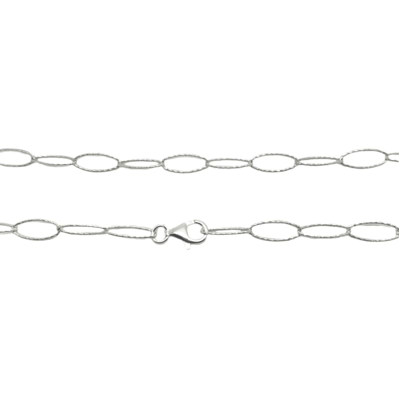 Cadena rolo oval grande Plata Italiana 925 80cm - Metalli - Default Title - Perfumisimo