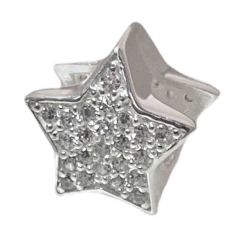 Charm Estrella con piedras Plata Italiana 925 - Metalli - Default Title - Perfumisimo