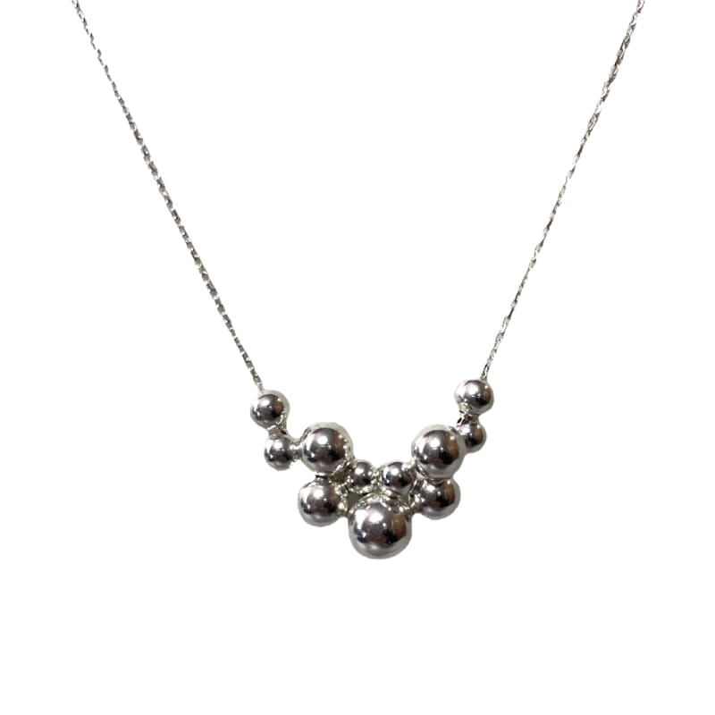 Collar racimo de bolitas Plata Italiana 925 - Metalli - Default Title - Perfumisimo
