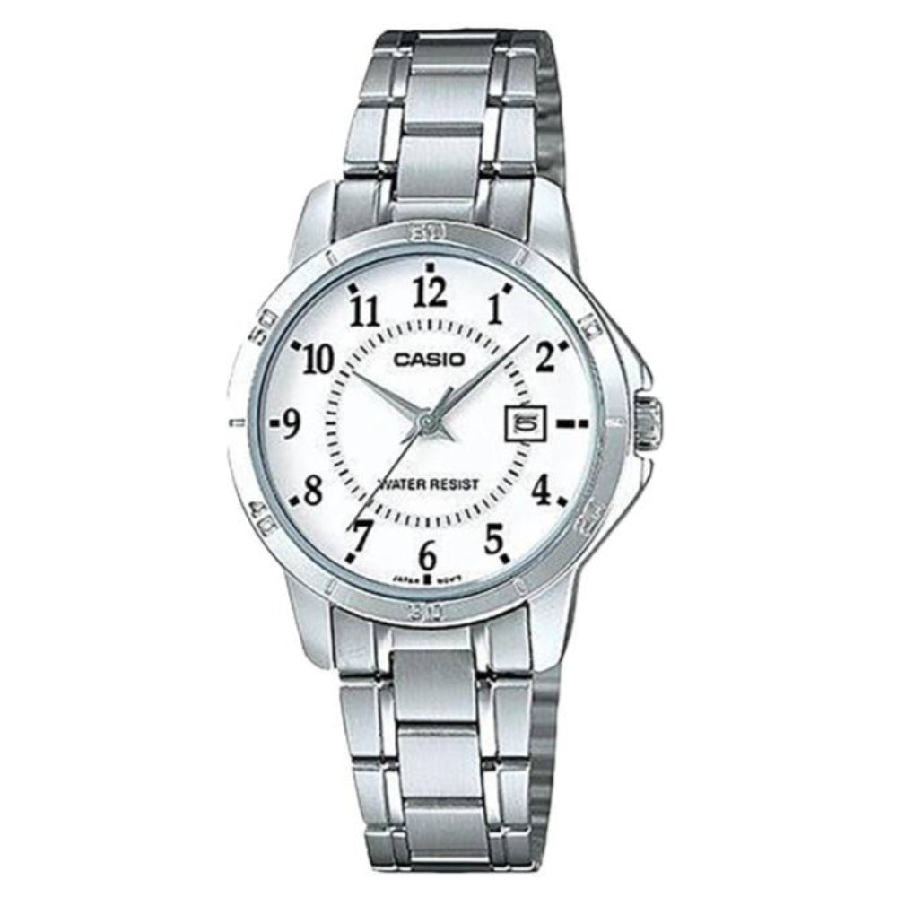 Reloj Casio LTP-V004D-7B Mujer - Análogo - Reloj Reloj Casio original | Compra en Relojchile Chile | Reloj Casio Chile | Reloj Reloj Chile - Reloj hombre chile - Reloj mujer chile - Reloj santiago - Reloj original chile - reloj elegante hombre - reloj casual mujer - reloj resistente al agua - reloj acero inoxidable - reloj deportivo hombre - tienda de relojes online chile