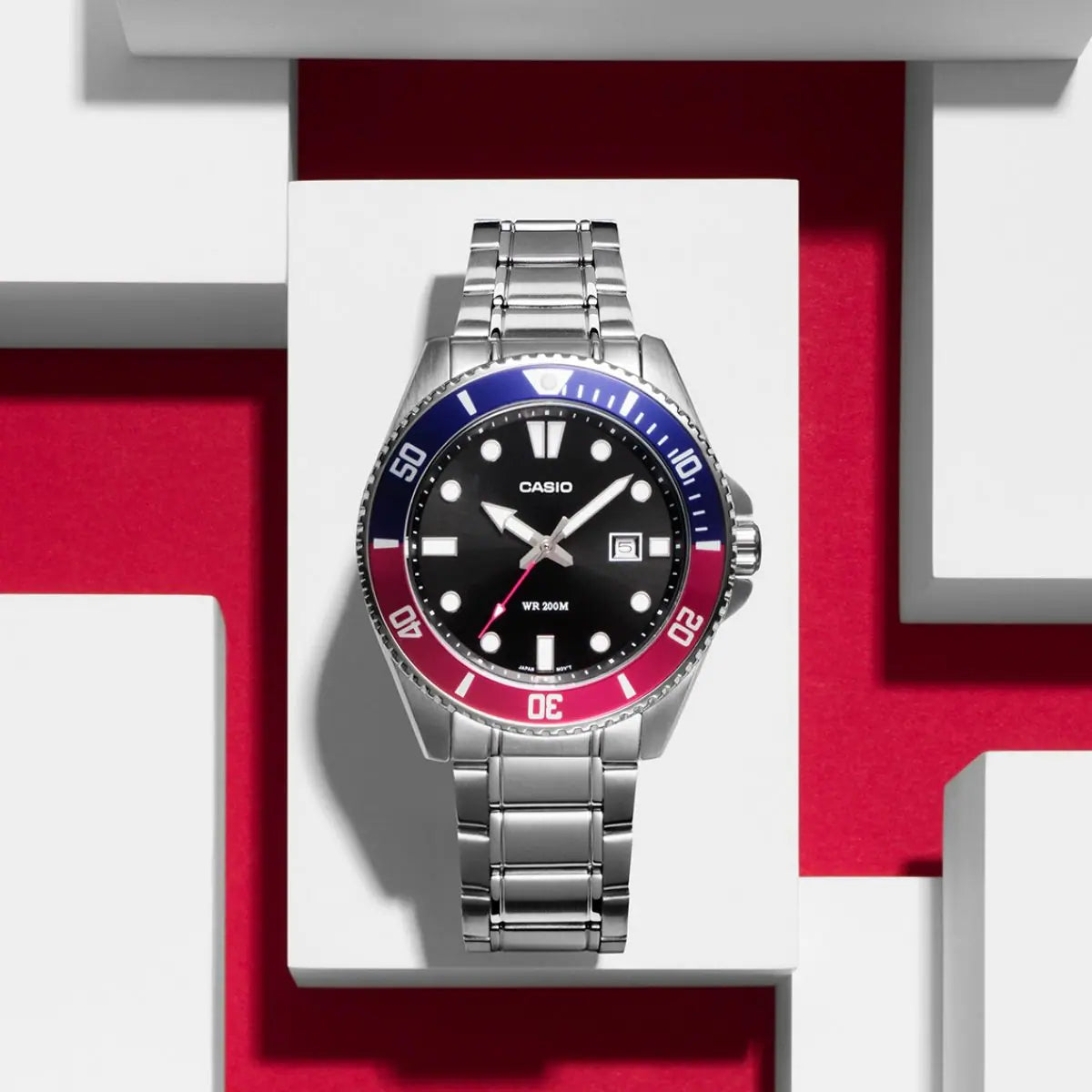 Reloj Casio Submariner MDV-107D-1A3V Hombre - Análogo - Reloj Reloj Casio original | Compra en Relojchile Chile | Reloj Casio Chile | Reloj Reloj Chile - Reloj hombre chile - Reloj mujer chile - Reloj santiago - Reloj original chile - reloj elegante hombre - reloj casual mujer - reloj resistente al agua - reloj acero inoxidable - reloj deportivo hombre - tienda de relojes online chile