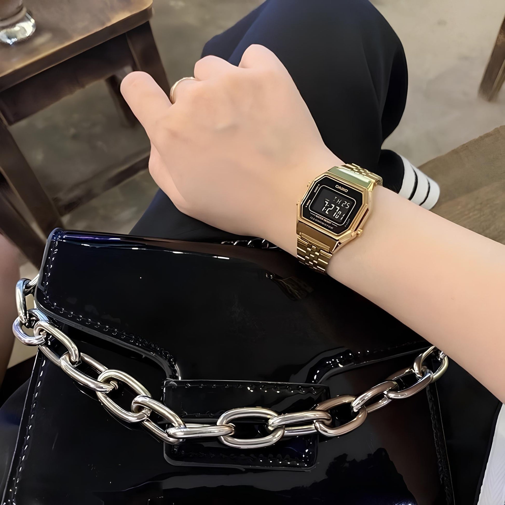 Reloj Casio LA-680WGA-1B Mujer - Digital - Relojchile - Default Title - Casio - Reloj