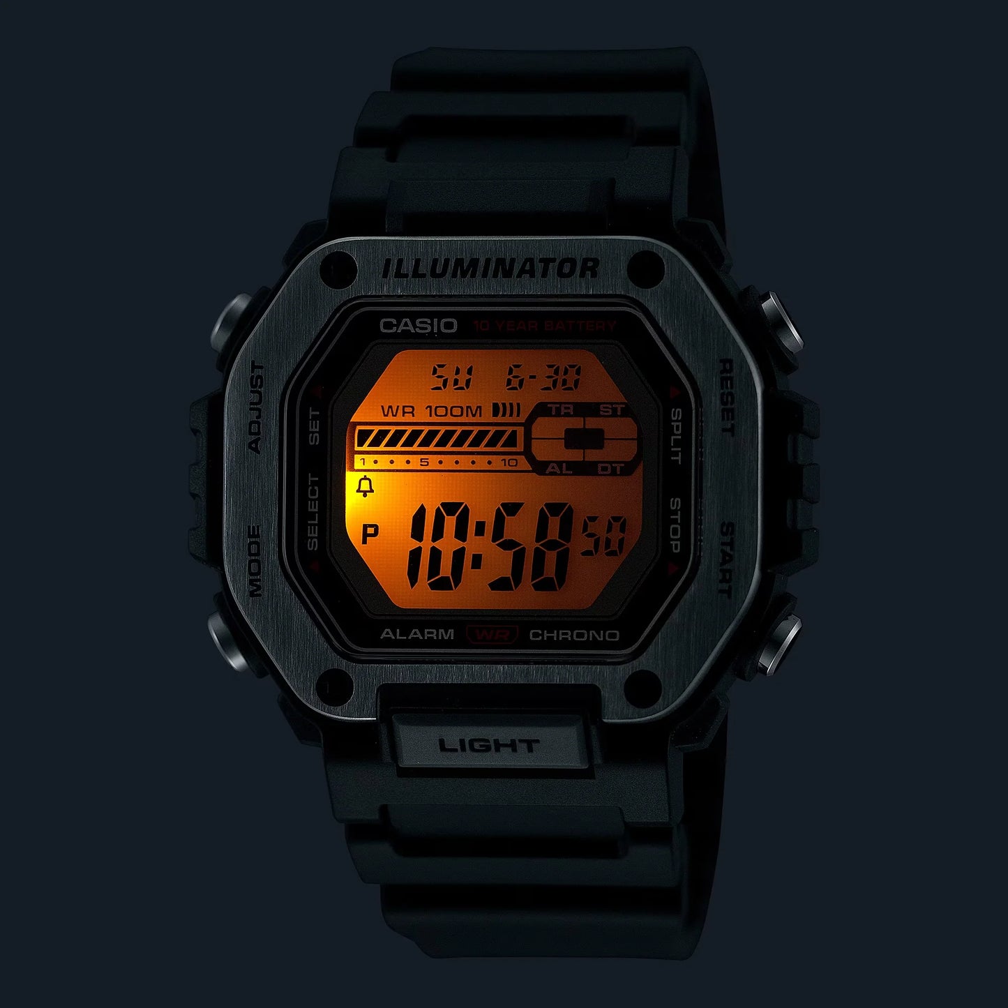 Reloj Casio MWD-110H-3AV Hombre - Digital - Reloj Reloj Casio original | Compra en Relojchile Chile | Reloj Casio Chile | Reloj Reloj Chile - Reloj hombre chile - Reloj mujer chile - Reloj santiago - Reloj original chile - reloj elegante hombre - reloj casual mujer - reloj resistente al agua - reloj acero inoxidable - reloj deportivo hombre - tienda de relojes online chile