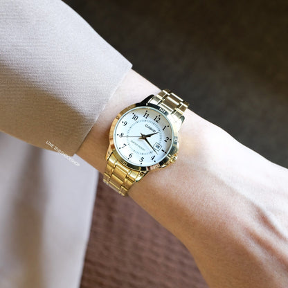 Reloj Casio LTP-V004G-7B Mujer - Análogo - Reloj Reloj Casio original | Compra en Relojchile Chile | Reloj Casio Chile | Reloj Reloj Chile - Reloj hombre chile - Reloj mujer chile - Reloj santiago - Reloj original chile - reloj elegante hombre - reloj casual mujer - reloj resistente al agua - reloj acero inoxidable - reloj deportivo hombre - tienda de relojes online chile