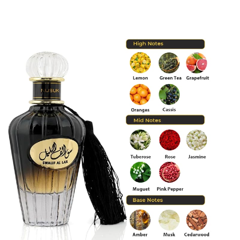 Nusuk Swalif Al Lail edp 100ml UNISEX - Nusuk - Default Title - Perfumisimo