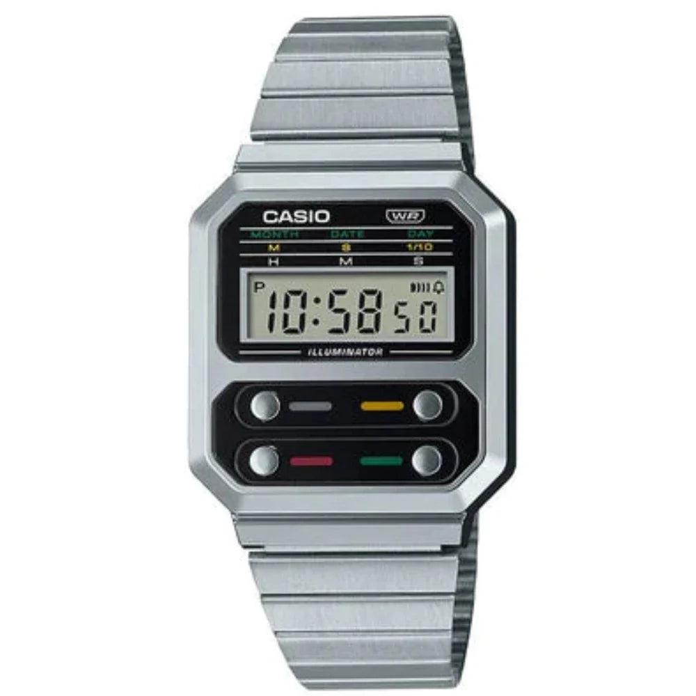 Reloj Casio A-100WE-1A Unisex - Digital - Relojchile - Default Title - Casio - Reloj
