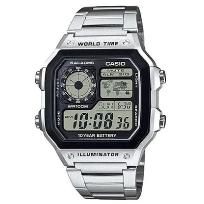 Reloj Casio AE-1200WHD-1AV Unisex - Digital - Reloj Reloj Casio original | Compra en Relojchile Chile | Reloj Casio Chile | Reloj Reloj Chile - Reloj hombre chile - Reloj mujer chile - Reloj santiago - Reloj original chile - reloj elegante hombre - reloj casual mujer - reloj resistente al agua - reloj acero inoxidable - reloj deportivo hombre - tienda de relojes online chile