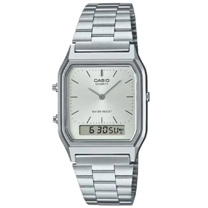 Reloj Casio AQ-230A-7A Unisex - Análogo Digital - Reloj Reloj Casio original | Compra en Relojchile Chile | Reloj Casio Chile | Reloj Reloj Chile - Reloj hombre chile - Reloj mujer chile - Reloj santiago - Reloj original chile - reloj elegante hombre - reloj casual mujer - reloj resistente al agua - reloj acero inoxidable - reloj deportivo hombre - tienda de relojes online chile