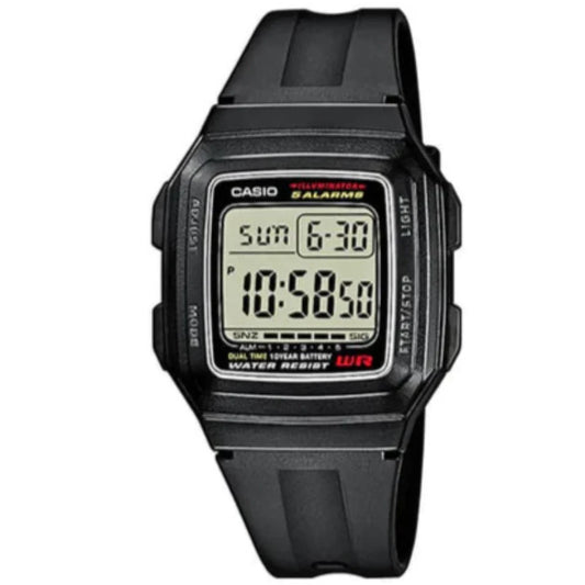 Reloj Casio F-201WA-1A Unisex - Digital - Reloj Reloj Casio original | Compra en Relojchile Chile | Reloj Casio Chile | Reloj Reloj Chile - Reloj hombre chile - Reloj mujer chile - Reloj santiago - Reloj original chile - reloj elegante hombre - reloj casual mujer - reloj resistente al agua - reloj acero inoxidable - reloj deportivo hombre - tienda de relojes online chile
