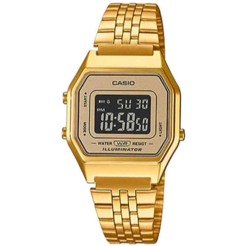Reloj Casio LA-680WGA-9B Mujer - Digital - Reloj Reloj Casio original | Compra en Relojchile Chile | Reloj Casio Chile | Reloj Reloj Chile - Reloj hombre chile - Reloj mujer chile - Reloj santiago - Reloj original chile - reloj elegante hombre - reloj casual mujer - reloj resistente al agua - reloj acero inoxidable - reloj deportivo hombre - tienda de relojes online chile