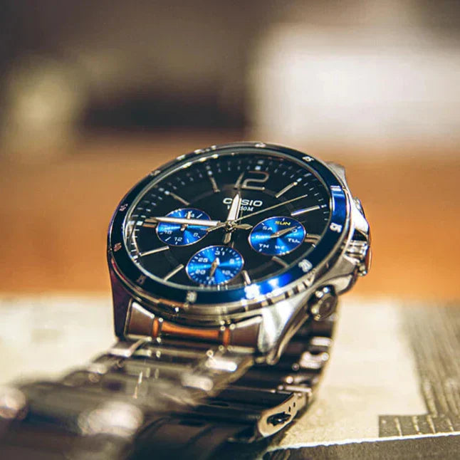 Reloj Casio MTP-1374D-2AV Hombre - Análogo - Reloj Reloj Casio original | Compra en Relojchile Chile | Reloj Casio Chile | Reloj Reloj Chile - Reloj hombre chile - Reloj mujer chile - Reloj santiago - Reloj original chile - reloj elegante hombre - reloj casual mujer - reloj resistente al agua - reloj acero inoxidable - reloj deportivo hombre - tienda de relojes online chile