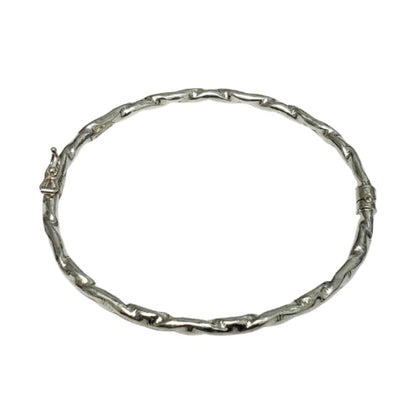Pulsera rígida con diseño corrugado retráctil italiana - Metalli - Default Title - Perfumisimo