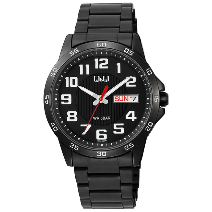 Reloj Q&Q Analogo A37A-006PY Hombre - Reloj Reloj Q&Q original | Compra en Relojchile Chile | Reloj Q&Q Chile | Reloj Reloj Chile - Reloj hombre chile - Reloj mujer chile - Reloj santiago - Reloj original chile - reloj elegante hombre - reloj casual mujer - reloj resistente al agua - reloj acero inoxidable - reloj deportivo hombre - tienda de relojes online chile
