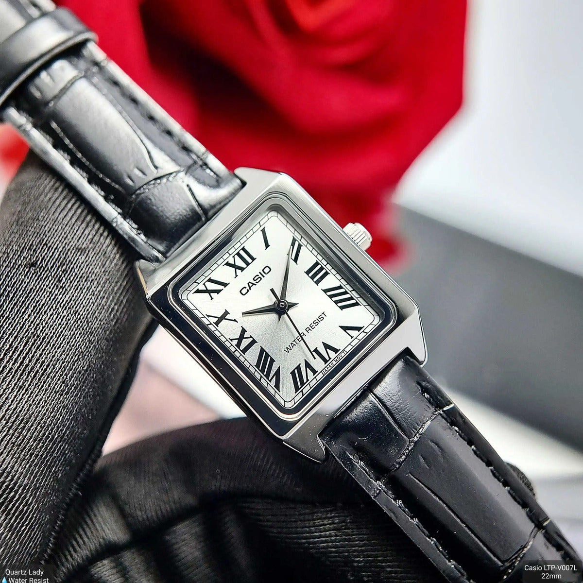 Reloj Casio Tank LTP-V007L-7B1 Mujer - Análogo - Relojchile - Default Title - Casio - Reloj