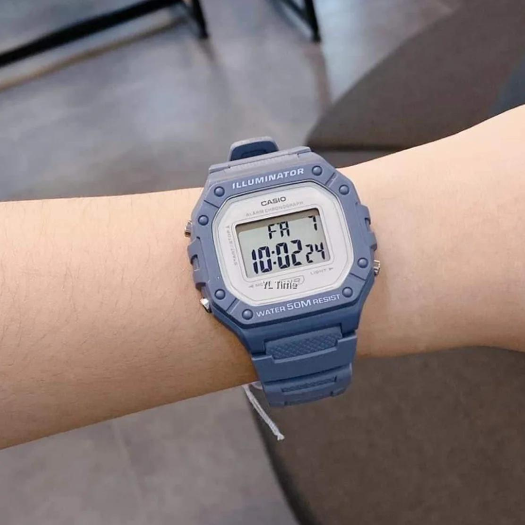 Reloj Casio W-218HC-2AV Unisex - Digital - Relojchile - Default Title - Casio - Reloj