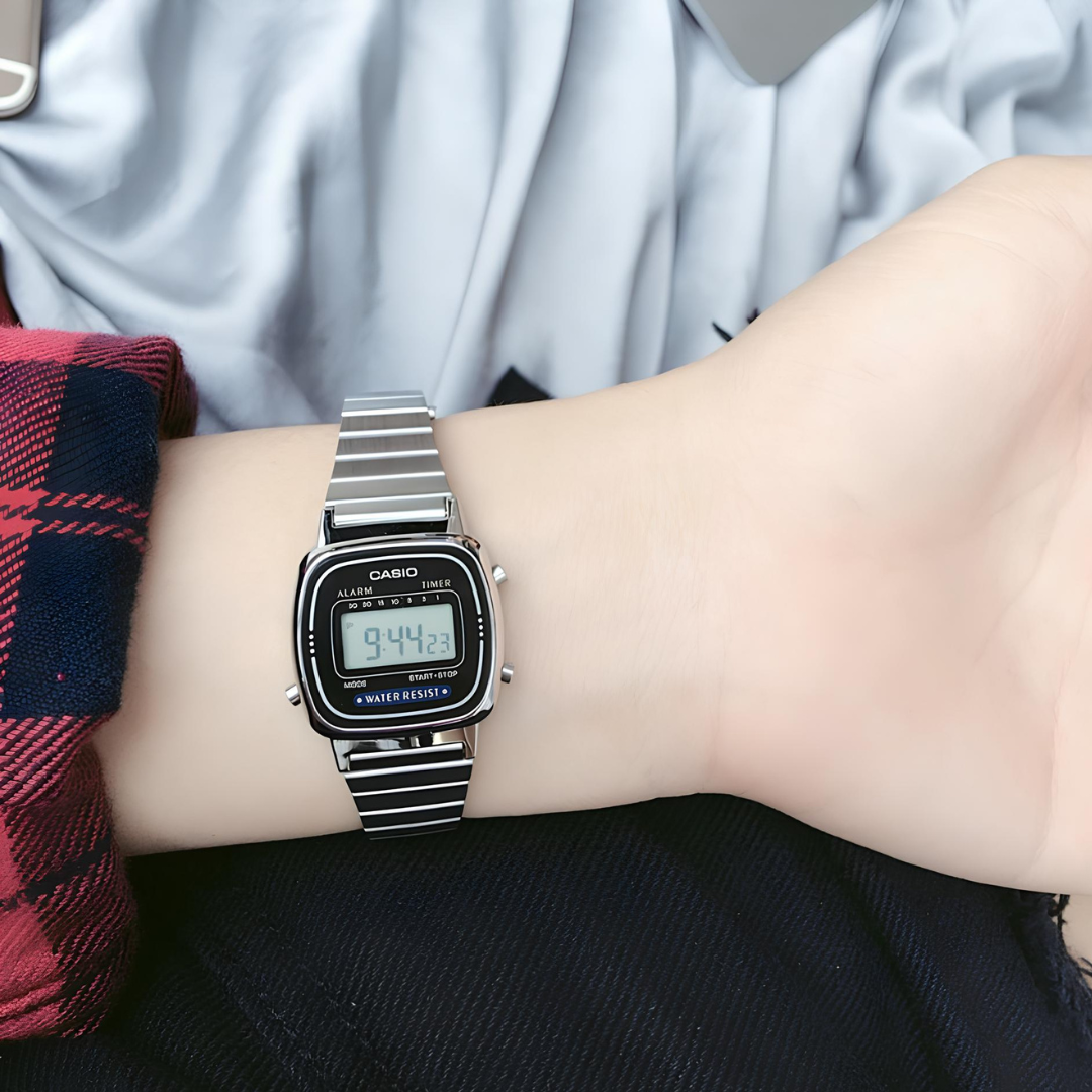 Reloj Casio LA-670WA-1 Mujer - Digital - Reloj Reloj Casio original | Compra en Relojchile Chile | Reloj Casio Chile | Reloj Reloj Chile - Reloj hombre chile - Reloj mujer chile - Reloj santiago - Reloj original chile - reloj elegante hombre - reloj casual mujer - reloj resistente al agua - reloj acero inoxidable - reloj deportivo hombre - tienda de relojes online chile