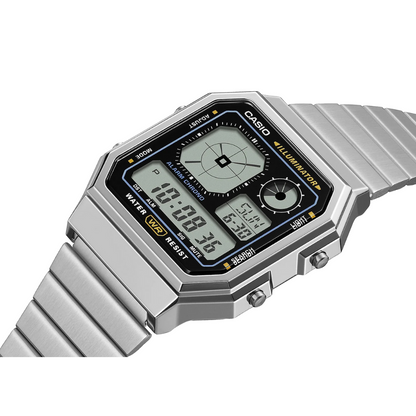 Reloj Casio A130WE-1A Unisex - Digital - Reloj Reloj Casio original | Compra en Relojchile Chile | Reloj Casio Chile | Reloj Reloj Chile - Reloj hombre chile - Reloj mujer chile - Reloj santiago - Reloj original chile - reloj elegante hombre - reloj casual mujer - reloj resistente al agua - reloj acero inoxidable - reloj deportivo hombre - tienda de relojes online chile