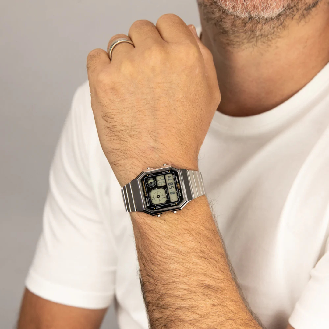 Reloj Casio A130WE-1A Unisex - Digital - Reloj Reloj Casio original | Compra en Relojchile Chile | Reloj Casio Chile | Reloj Reloj Chile - Reloj hombre chile - Reloj mujer chile - Reloj santiago - Reloj original chile - reloj elegante hombre - reloj casual mujer - reloj resistente al agua - reloj acero inoxidable - reloj deportivo hombre - tienda de relojes online chile