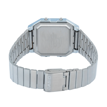 Reloj Casio A130WE-1A Unisex - Digital - Reloj Reloj Casio original | Compra en Relojchile Chile | Reloj Casio Chile | Reloj Reloj Chile - Reloj hombre chile - Reloj mujer chile - Reloj santiago - Reloj original chile - reloj elegante hombre - reloj casual mujer - reloj resistente al agua - reloj acero inoxidable - reloj deportivo hombre - tienda de relojes online chile