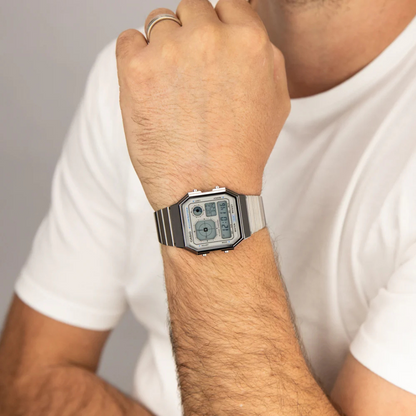 Reloj Casio A130WE-7A Unisex - Digital - Reloj Reloj Casio original | Compra en Relojchile Chile | Reloj Casio Chile | Reloj Reloj Chile - Reloj hombre chile - Reloj mujer chile - Reloj santiago - Reloj original chile - reloj elegante hombre - reloj casual mujer - reloj resistente al agua - reloj acero inoxidable - reloj deportivo hombre - tienda de relojes online chile