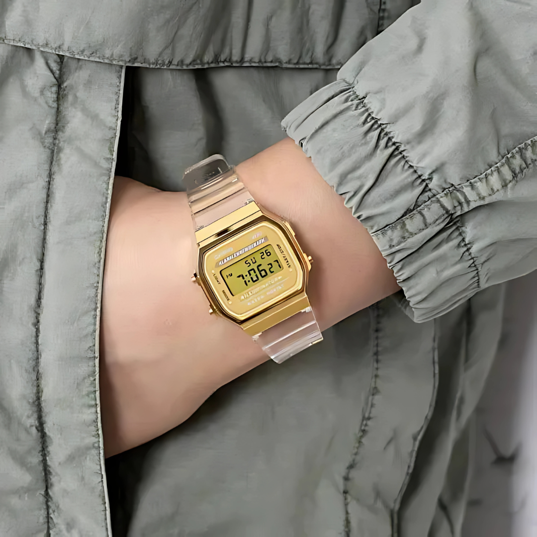 Reloj Casio A-168XESG-9A Unisex - Digital - Reloj Reloj Casio original | Compra en Relojchile Chile | Reloj Casio Chile | Reloj Reloj Chile - Reloj hombre chile - Reloj mujer chile - Reloj santiago - Reloj original chile - reloj elegante hombre - reloj casual mujer - reloj resistente al agua - reloj acero inoxidable - reloj deportivo hombre - tienda de relojes online chile