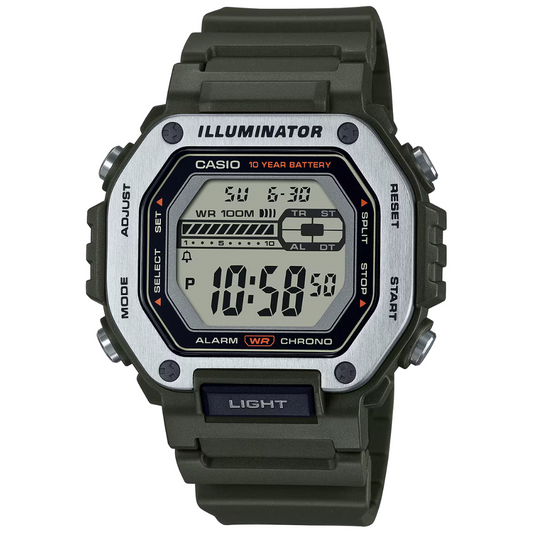Reloj Casio MWD-110H-3AV Hombre - Digital - Reloj Reloj Casio original | Compra en Relojchile Chile | Reloj Casio Chile | Reloj Reloj Chile - Reloj hombre chile - Reloj mujer chile - Reloj santiago - Reloj original chile - reloj elegante hombre - reloj casual mujer - reloj resistente al agua - reloj acero inoxidable - reloj deportivo hombre - tienda de relojes online chile