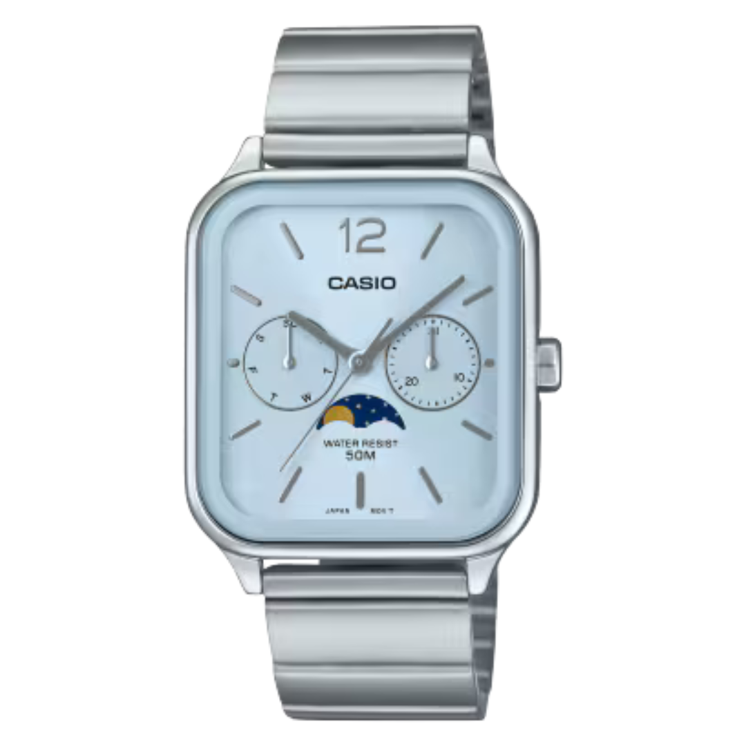 Reloj Casio Moonphase MTP-M305D-2AV Unisex- Análogo - Relojchile - Default Title - Casio - Reloj