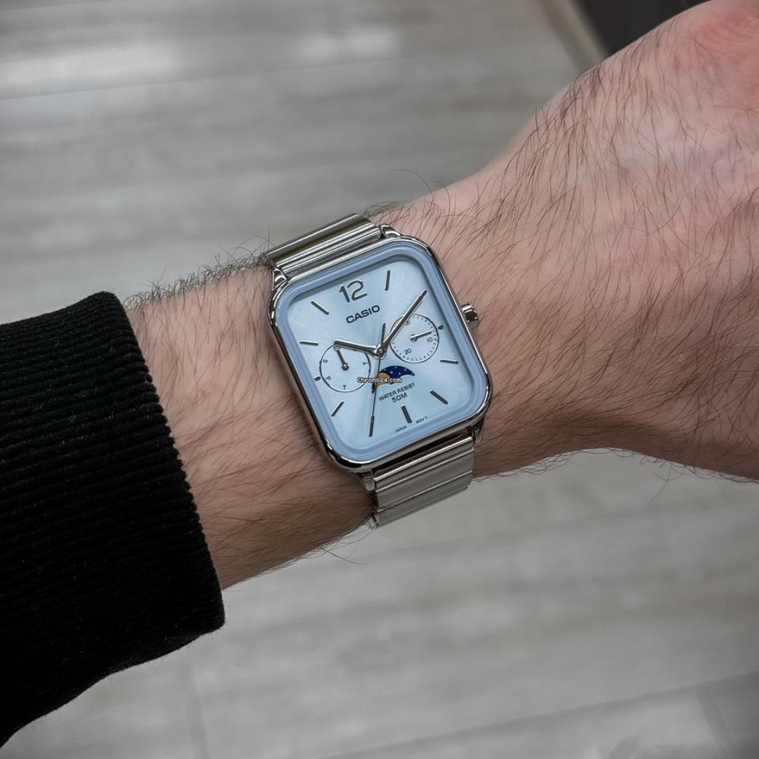 Reloj Casio Moonphase MTP-M305D-2AV Unisex- Análogo - Relojchile - Default Title - Casio - Reloj