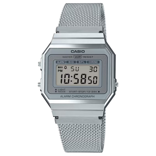 Reloj Casio A700WM-7A Unisex - Digital - Reloj Reloj Casio original | Compra en Relojchile Chile | Reloj Casio Chile | Reloj Reloj Chile - Reloj hombre chile - Reloj mujer chile - Reloj santiago - Reloj original chile - reloj elegante hombre - reloj casual mujer - reloj resistente al agua - reloj acero inoxidable - reloj deportivo hombre - tienda de relojes online chile
