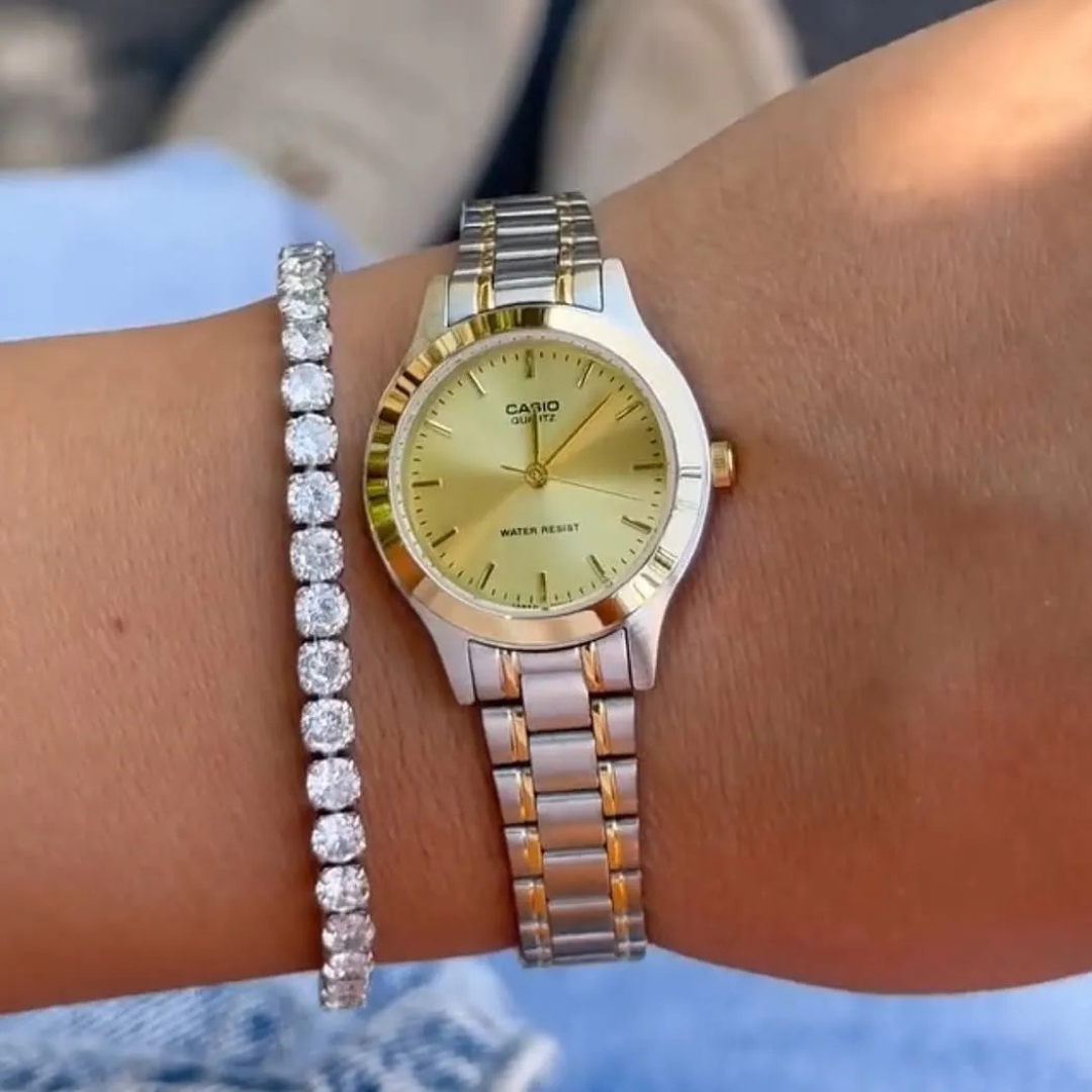 Reloj Casio LTP-1128G-9A Mujer - Análogo - Relojchile - Default Title - Casio - Reloj