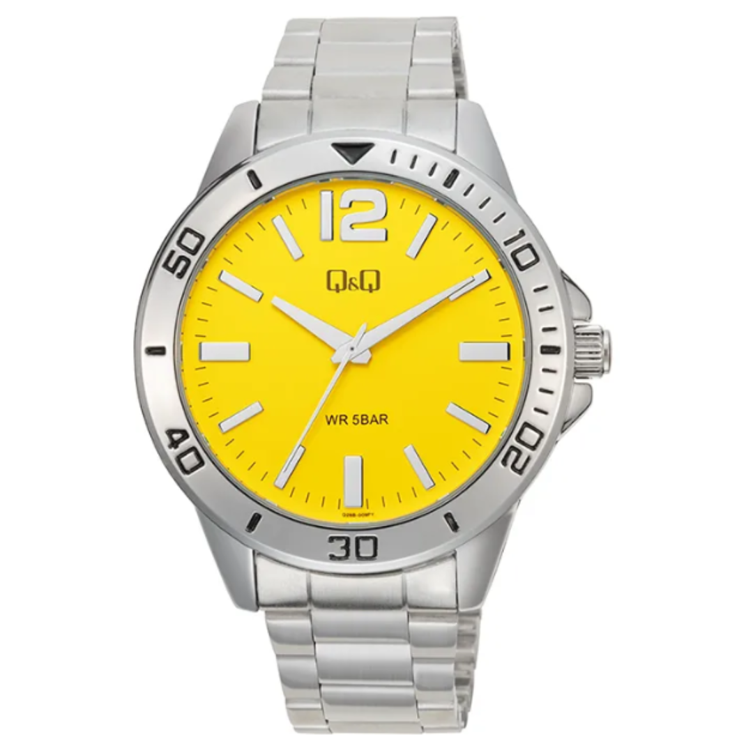 Reloj Q&Q Q28B-009PY Hombre - Análogo - Reloj Reloj Q&Q original | Compra en Relojchile Chile | Reloj Q&Q Chile | Reloj Reloj Chile - Reloj hombre chile - Reloj mujer chile - Reloj santiago - Reloj original chile - reloj elegante hombre - reloj casual mujer - reloj resistente al agua - reloj acero inoxidable - reloj deportivo hombre - tienda de relojes online chile