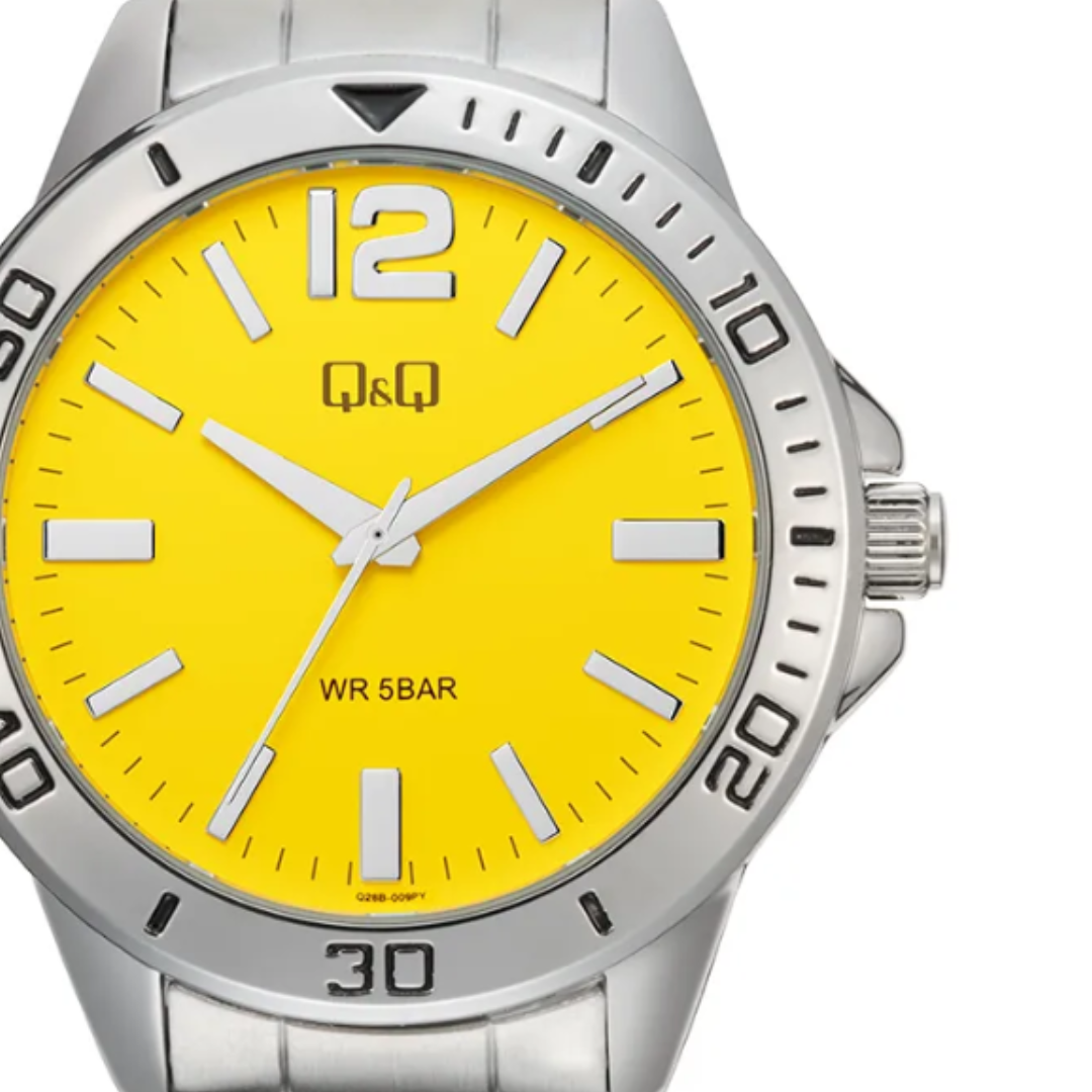 Reloj Q&Q Q28B-009PY Hombre - Análogo - Reloj Reloj Q&Q original | Compra en Relojchile Chile | Reloj Q&Q Chile | Reloj Reloj Chile - Reloj hombre chile - Reloj mujer chile - Reloj santiago - Reloj original chile - reloj elegante hombre - reloj casual mujer - reloj resistente al agua - reloj acero inoxidable - reloj deportivo hombre - tienda de relojes online chile