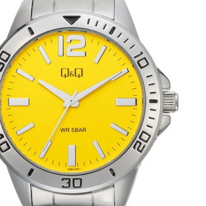 Reloj Q&Q Q28B-009PY Hombre - Análogo - Reloj Reloj Q&Q original | Compra en Relojchile Chile | Reloj Q&Q Chile | Reloj Reloj Chile - Reloj hombre chile - Reloj mujer chile - Reloj santiago - Reloj original chile - reloj elegante hombre - reloj casual mujer - reloj resistente al agua - reloj acero inoxidable - reloj deportivo hombre - tienda de relojes online chile