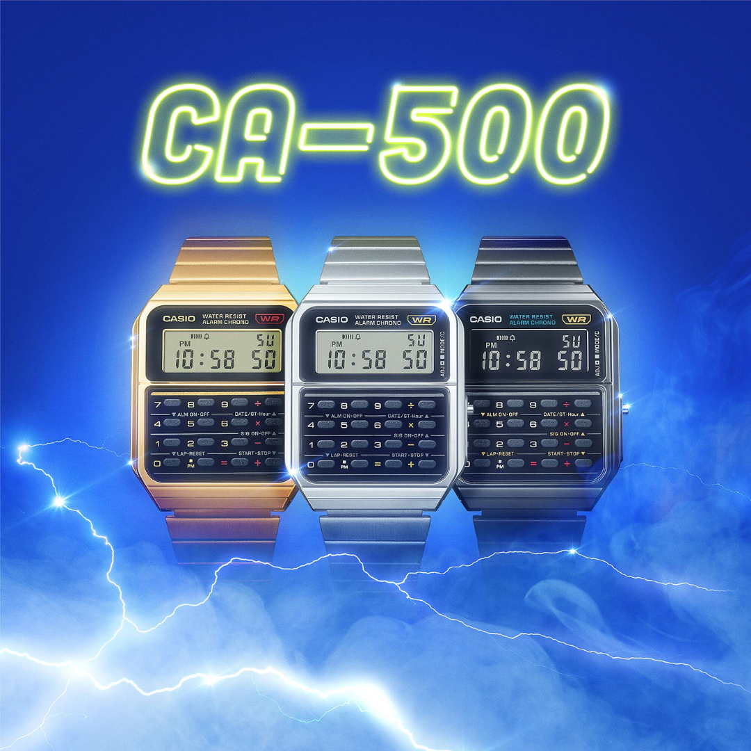 Reloj Casio CA-500WEGG-1B Unisex - Digital - Reloj Reloj Casio original | Compra en Relojchile Chile | Reloj Casio Chile | Reloj Reloj Chile - Reloj hombre chile - Reloj mujer chile - Reloj santiago - Reloj original chile - reloj elegante hombre - reloj casual mujer - reloj resistente al agua - reloj acero inoxidable - reloj deportivo hombre - tienda de relojes online chile