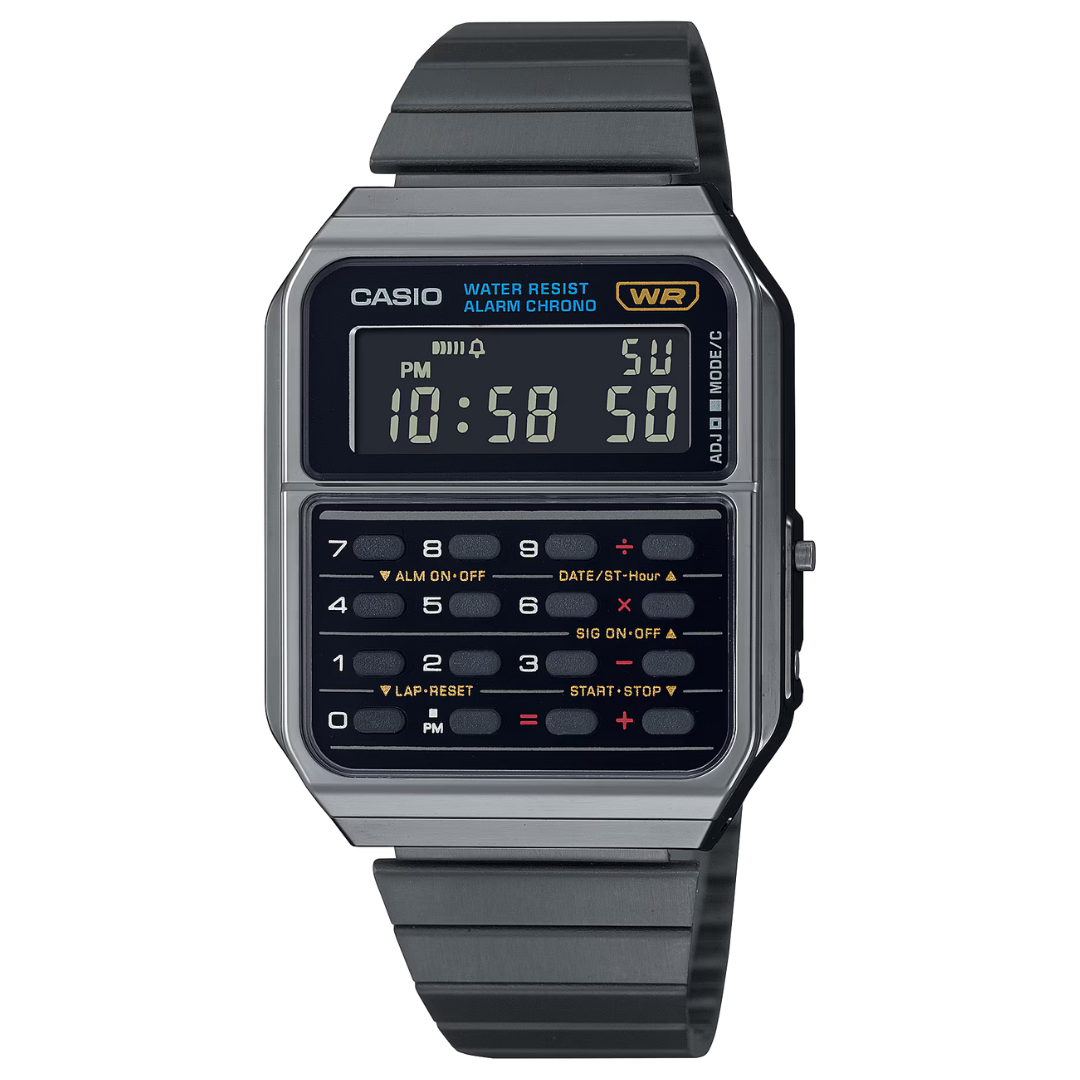 Reloj Casio CA-500WEGG-1B Unisex - Digital - Reloj Reloj Casio original | Compra en Relojchile Chile | Reloj Casio Chile | Reloj Reloj Chile - Reloj hombre chile - Reloj mujer chile - Reloj santiago - Reloj original chile - reloj elegante hombre - reloj casual mujer - reloj resistente al agua - reloj acero inoxidable - reloj deportivo hombre - tienda de relojes online chile