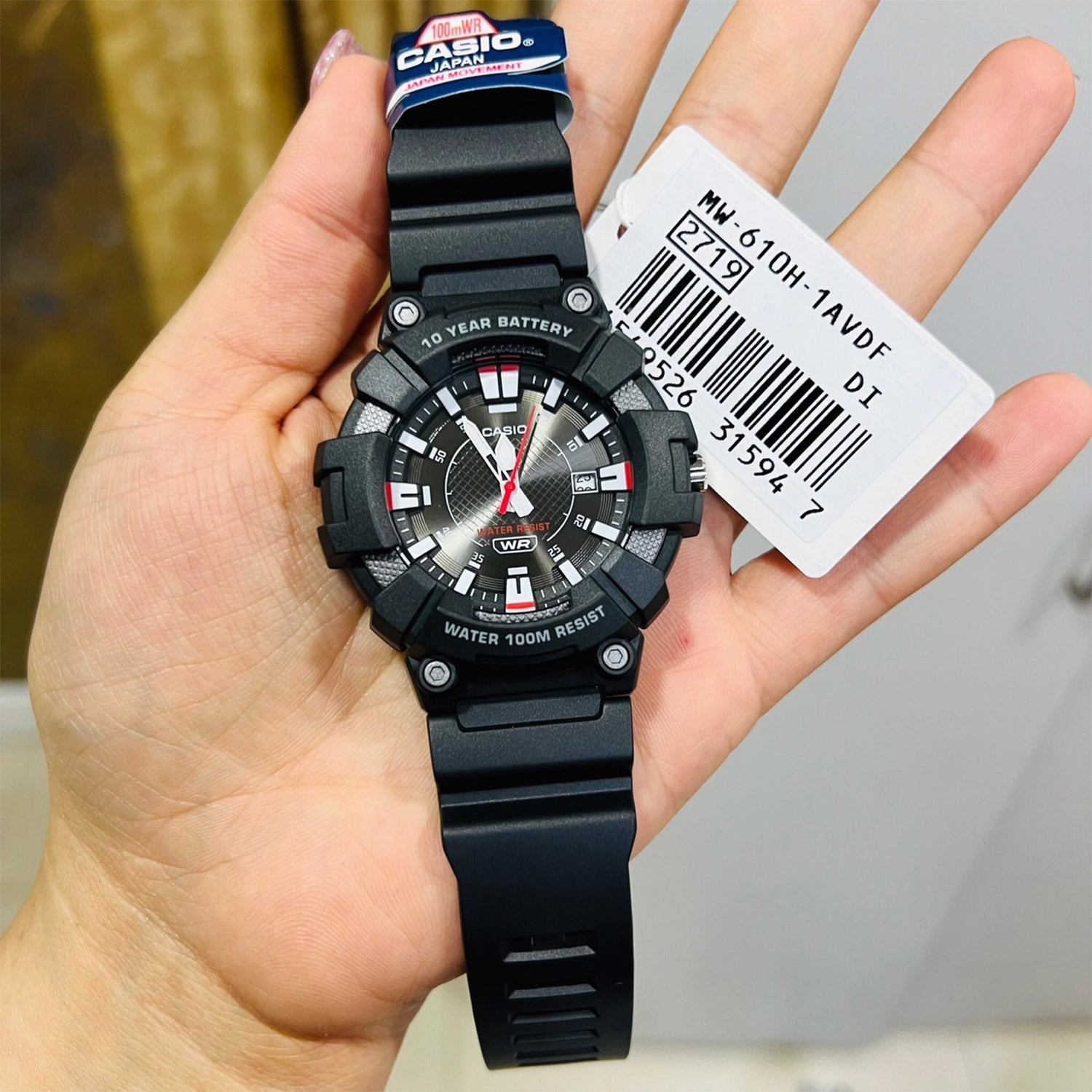 Reloj Casio MW-610H-1AV Hombre - Análogo - Relojchile - Default Title - Casio - Reloj