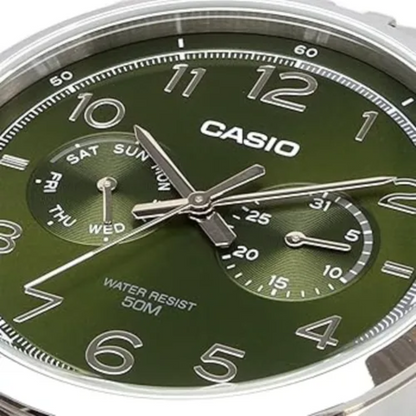 Reloj Casio MTP-E340D-3AV Hombre - Análogo - Reloj Reloj Casio original | Compra en Relojchile Chile | Reloj Casio Chile | Reloj Reloj Chile - Reloj hombre chile - Reloj mujer chile - Reloj santiago - Reloj original chile - reloj elegante hombre - reloj casual mujer - reloj resistente al agua - reloj acero inoxidable - reloj deportivo hombre - tienda de relojes online chile
